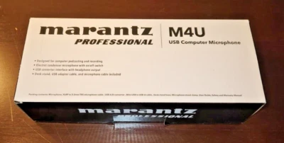 Marantz Professional M4U USB Computer Podcasting Microphone And Stand ONLY - Image 1 of 4