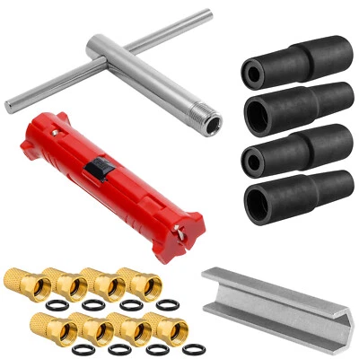 HB-DIGITAL SAT Montage Werkzeug Kabel Abisolierer Schlüssel Knebel F-Stecker 8,2mm Hilfe TV