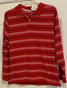 Faded Glory Boys 14 /16 XL Polo Sweater Red NWT (E424) - Picture 1 of 1