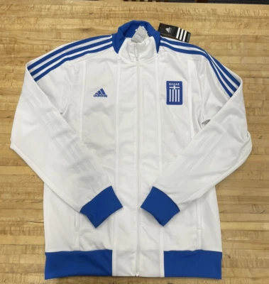 Adidas X24773 GRE TRK TOP Chaquetas Medianas Blanco y Azul Fútbol Fútbol 2011 Foto 1 de 4