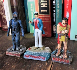 3 COMIC MINIATURES 4" El Eternauta, Corto Maltese, Nippur de Lagash Hand-painted - Picture 1 of 24