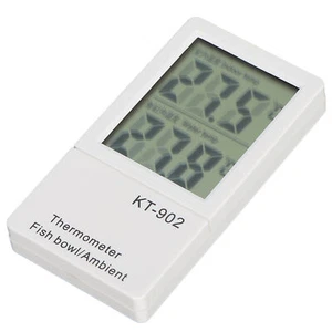 Digital Fish Tank Thermometer Dual Display Ultra-low Power For Aquarium ERT - Picture 1 of 23