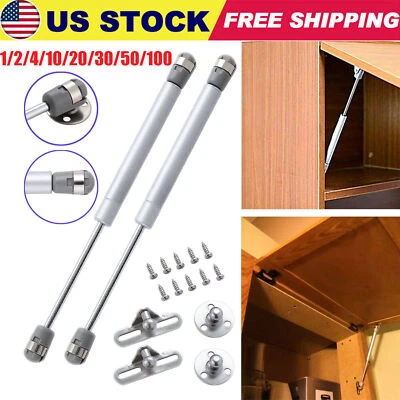 Lot Gas Spring Strut Prop Shock Lift Kitchen Cabinet Lid Support Door Hinge - Image 1 of 4