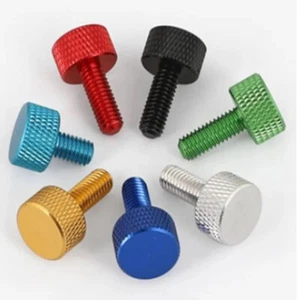 M3x16mm Computer PC Graphics Card Colourful Knurled Head Aluminum Thumb Screws - Picture 1 of 12