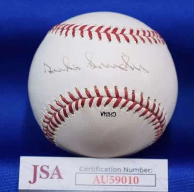 Duke Snider JSA COA Autograph Major League OML Signed Baseball - Image 1 of 2