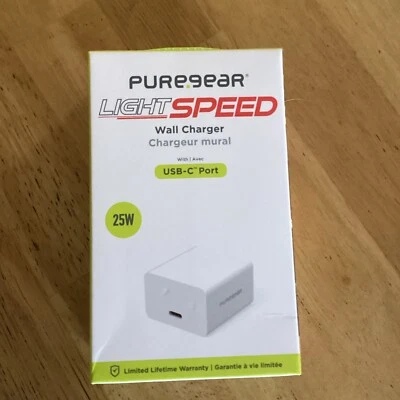 Puregear Lightspeed (20-Watt) Usb-C Wall Charger Travel Adapter - White - Image 1 of 2