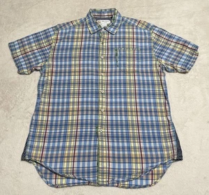 Robert Graham Shirt Men's XL Multicolor Plaid Pocket Short Sleeve Button Up - Picture 1 of 8