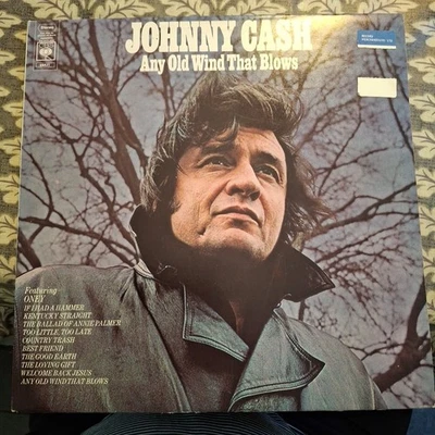 JOHNNY CASH "ANY OLD WIND THAT BLOWS" VINYL LP 1973 NM - Image 1 of 4