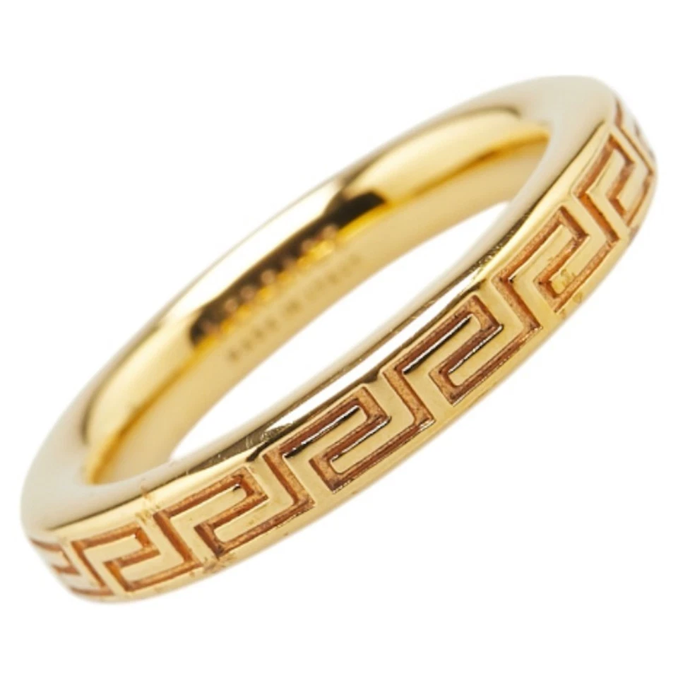 Llavero griego grabado Versace DG56785 DJMT enchapado en oro para mujer VERSACE Foto 1 de 4