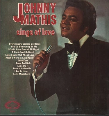Johnny Mathis Sings of Love LP vinyl USA Hallmark 1964 US vinyl in UK sleeve - Image 1 of 2