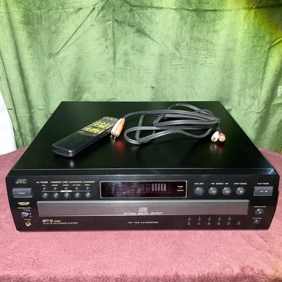 JVC 5-CD Player Model XL-FZ258BK OEM Remote 10W 1 Bit Converter - Image 1 of 4
