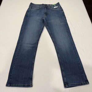 George Herren Straight Medium Wash Denim Blau Jeans Größe 31x30 - Neu.       (B36) - Bild 1 von 10
