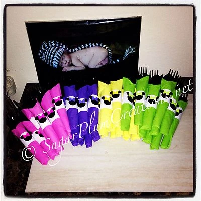 20 conjuntos de talheres e guardanapos do Mickey Mouse - Imagem 1 de 2