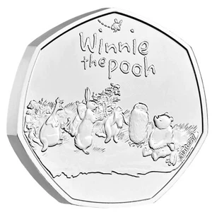 2021 Winnie The Pooh & Friends seltene 50p Fifty Pence Münze - Bild 1 von 2