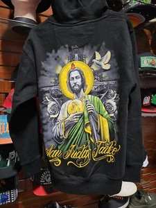 San Judas Tadeo  Hoodie Saint Jude Size Small  graphic warm Winter - Picture 1 of 2
