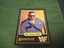 1991 WWF WWE Swanson Big Boss Man