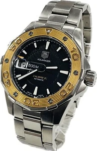 Reloj Tag Heuer Aquaracer Calibre 5 WAJ2150 BA0870 Descuento Excelente++ A930 - Imagen 1 de 13
