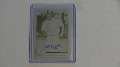 2020 DILLON DINGLER BOWMAN CHROME DRAFT RC AUTOGRAPH 1/1 PRINTING PLATE * TIGERS - Image 1 of 2