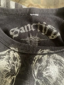 Sanctify Men’s Long Sleeve Graphic T Shirt Sz XL Black - Picture 1 of 5