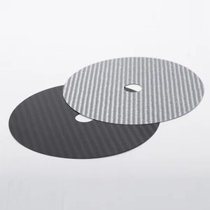 CD DVD Stabilizer Carbon Fiber 0.2mm Tuning Mat Disc Stabilizer Top Tray FFG NEW - Picture 1 of 11
