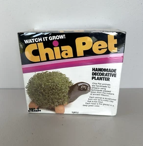 Reloj Chia Pet Turtle It Grow 1994 de colección nuevo sellado caja original raro - Imagen 1 de 6