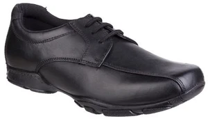 Hush Puppies Vincente Junior Jungen Oxford Leder Schuh Schwarz 11 Kind UK (29 EU) - Bild 1 von 4