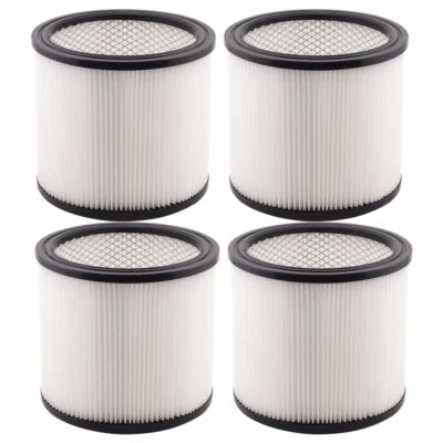 4 Pack Filter Cartridges 90304 90350 90333 Type U for Shop Vac Wet/Dry Vacs - Image 1 of 4