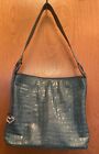 BRIGHTON Cher Collection TURQUOISE Patent Leather Shoulder Bag Purse