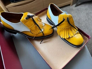 Vintage Jack Nicklaus leather golf shoes (Never Worn) - Picture 1 of 5