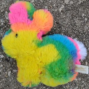 SWEET 2018 Dan Dee Rainbow Tie Dye Bunny Rabbit 8" Plush Easter Toy