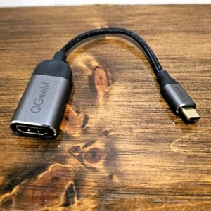 QGeeM USB C auf HDMI Adapter 4K Kabel, USB Typ-C auf HDMI Adapter - Bild 1 von 5