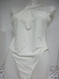 Solid & Striped Cream One Piece Swimsuit Measures To Medium NWOT !! - Picture 1 of 2