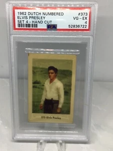 1962 Dutch Numbered Set 4 #373 Elvis Presley PSA 4 (Rock Music) - Bild 1 von 2
