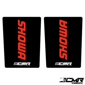 Adesivi Forcelle Fork Stikers In Crystal Motocross Enduro SHOWA Kit Grafiche - Picture 1 of 1