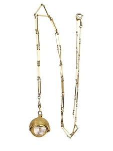 Orologio Bucherer 17 Jewels con ciondolo modalità automatica con collana catena a maglie americane, J53 - Foto 1 di 10