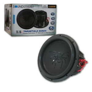 Soundstream T5.154 15" Dual 4-ohm Car Subwoofer 2600w Max - Picture 1 of 1