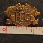 Harley Davidson Motorcycles 1983 HOG Owners Group gold tone lapel pin hat vest