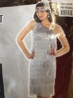 Disfraz All That Jazz Junior Mediano 7-9 Flapper incl vestido y diadema de plumas  Foto 1 de 4