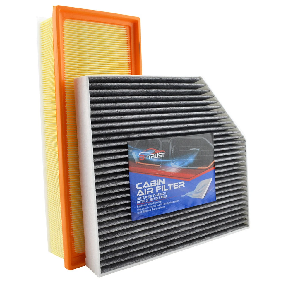 Cabin&Engine Air Filter for Audi A4 A5 Quattro Allroad Q5 8K0819439 8K0133843E - Image 1 of 4