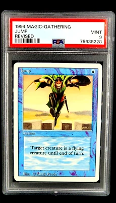 1994 MtG Magic the Gathering Revised Jump PSA 9 Mint *Only 15 Graded Higher* - Image 1 of 4