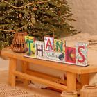 Decor Double-sided Festive Wooden Sign Christmas Theme Thanksgiving Decoration