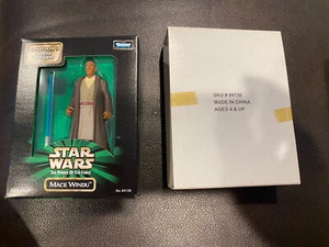 Star Wars POTF2 Mace Windu Kenner Episode 1 Vorschau neu & versiegelt Neu im Karton Post weg! - Bild 1 von 3