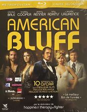 📀 BLU RAY - AMERICAN BLUFF (2013)🍿🎬 BRADLEY COOPER / BALE / RENNER / LAWRENCE