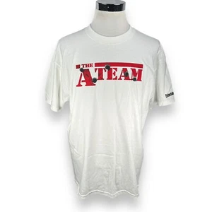 The A Team Movie Promo T-Shirt Men XL White Cotton Short Sleeve Pullover Y2K - Picture 1 of 9