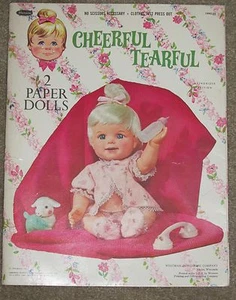 Vintage ~Paper Dolls~1966~Mattel/Whitman~2 dolls~8 outfits~scarf & Hat~FolderEUC - Picture 1 of 8