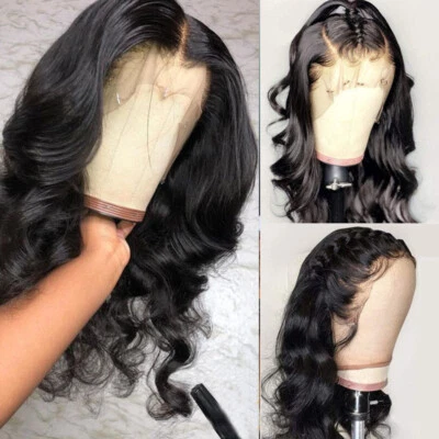 12-22"Long Body Wavy  100% indian Remy Human Hair Full Lace Wig/ Front Lace Wig - Image 1 of 4