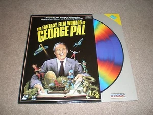 The FANTASY FILM WORLDS of GEORGE PAL Laserdisc 1985 8 Time OSCAR Winner - Picture 1 of 1