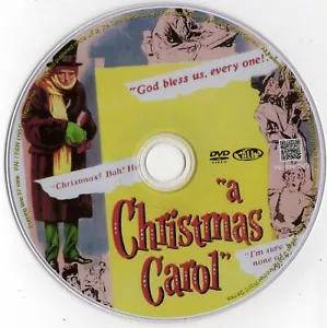 A Christmas Carol (Scrooge) DVD 1951 Alastair Sim Charles Dickens B&W Film Movie - Picture 1 of 8