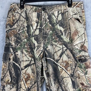Liberty Camo Cargo Pants Mens Extra Large 38x30 Realtree AP Drawstring Ankles - Picture 1 of 12