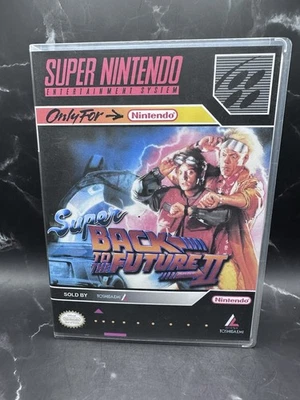 Super Back to the Future 2 - SNES Super Nintendo USA Seller with clamshell - Image 1 of 3